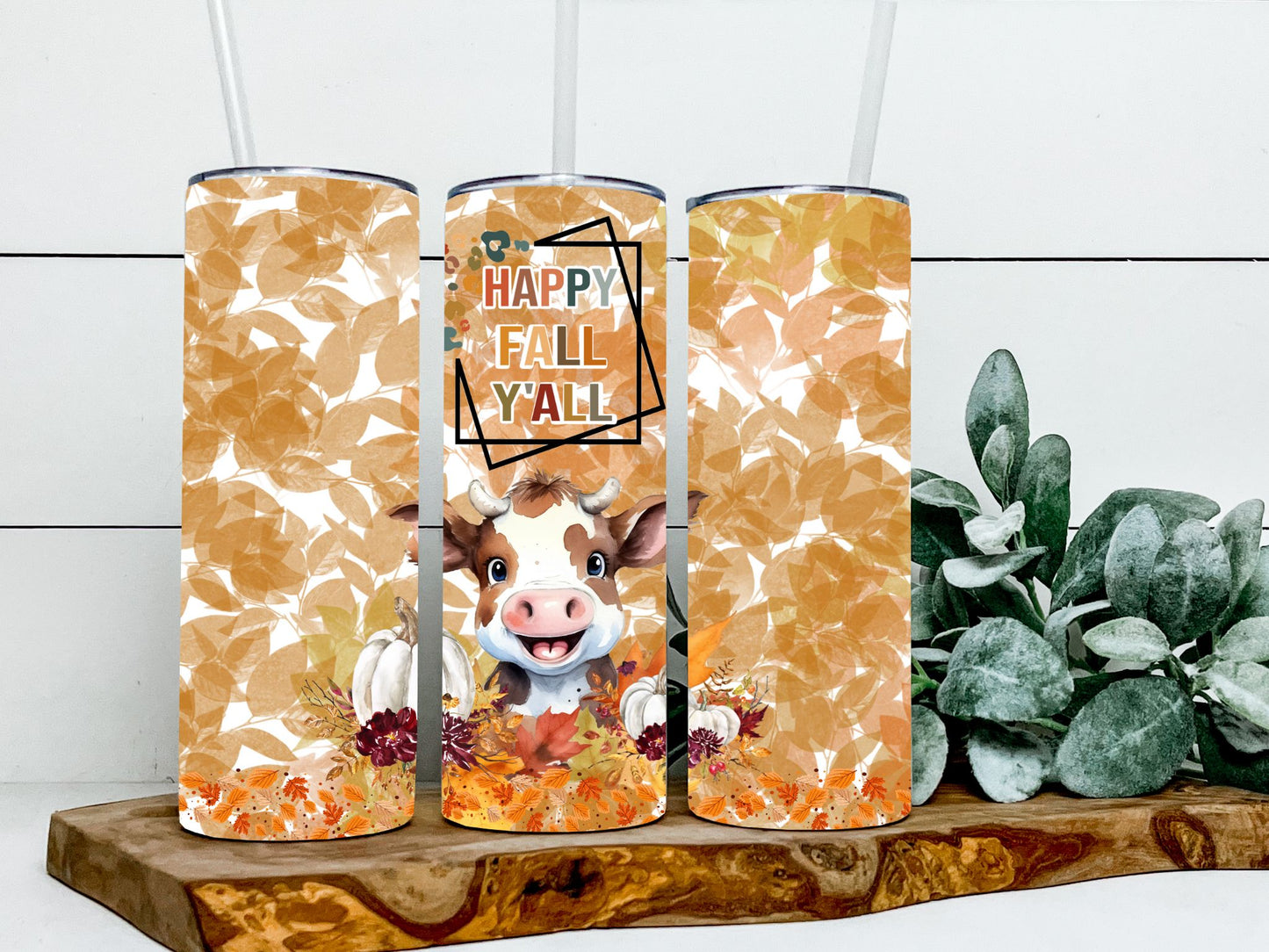 Happy Fall Y’all Cow