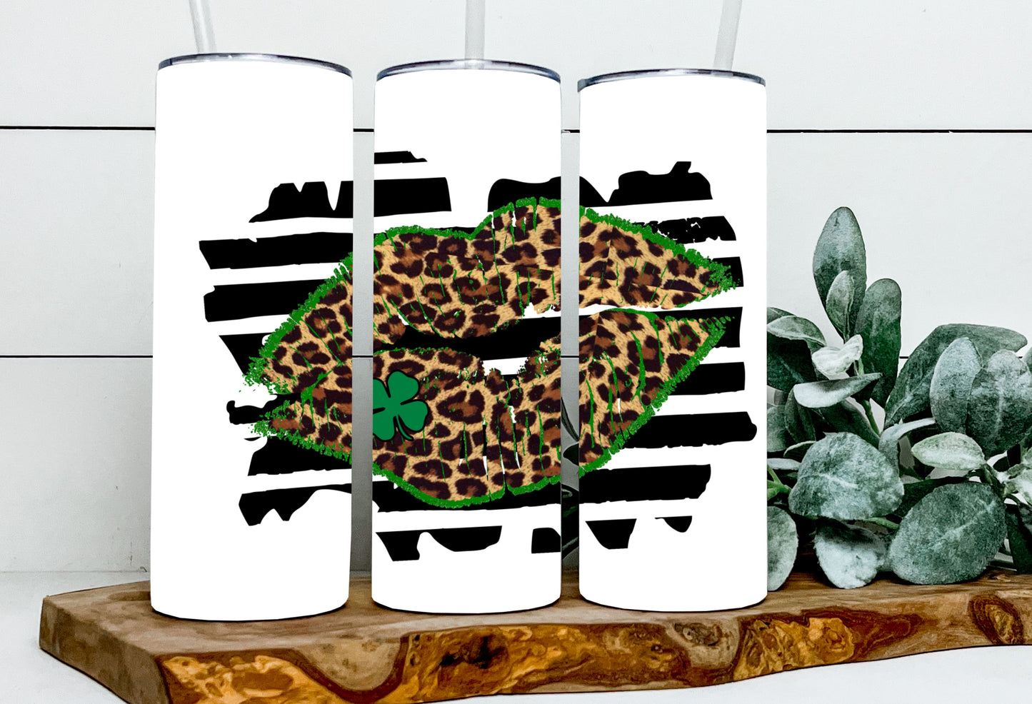Shamrock Leopard Lips