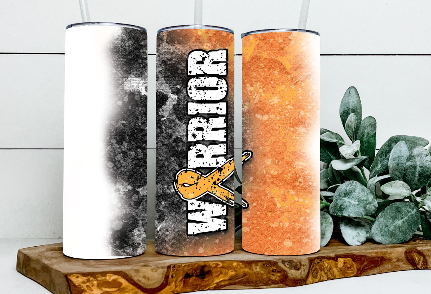 Smokey Orange Ribbon Warrior