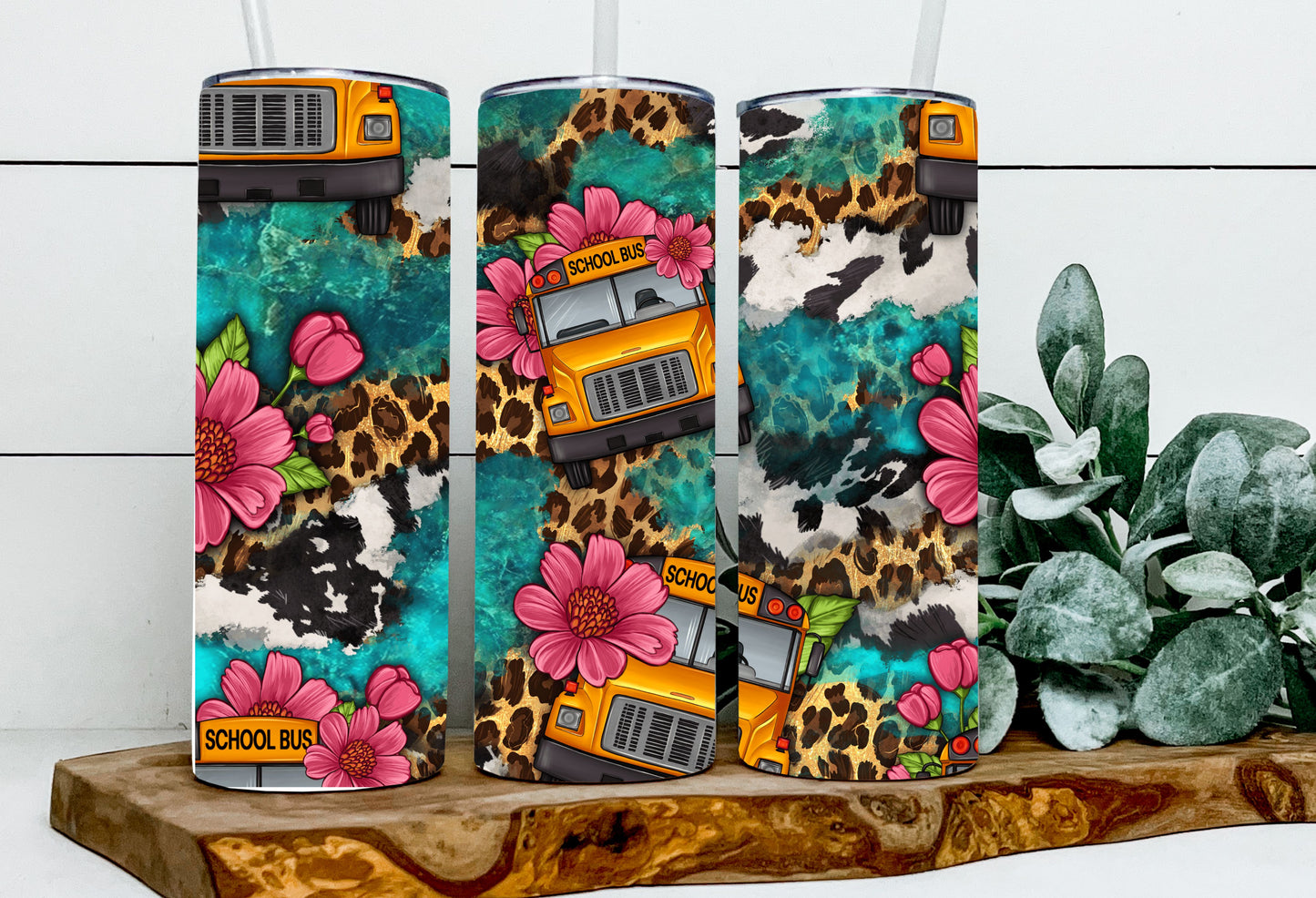 Bus Driver Leopard Cowprint