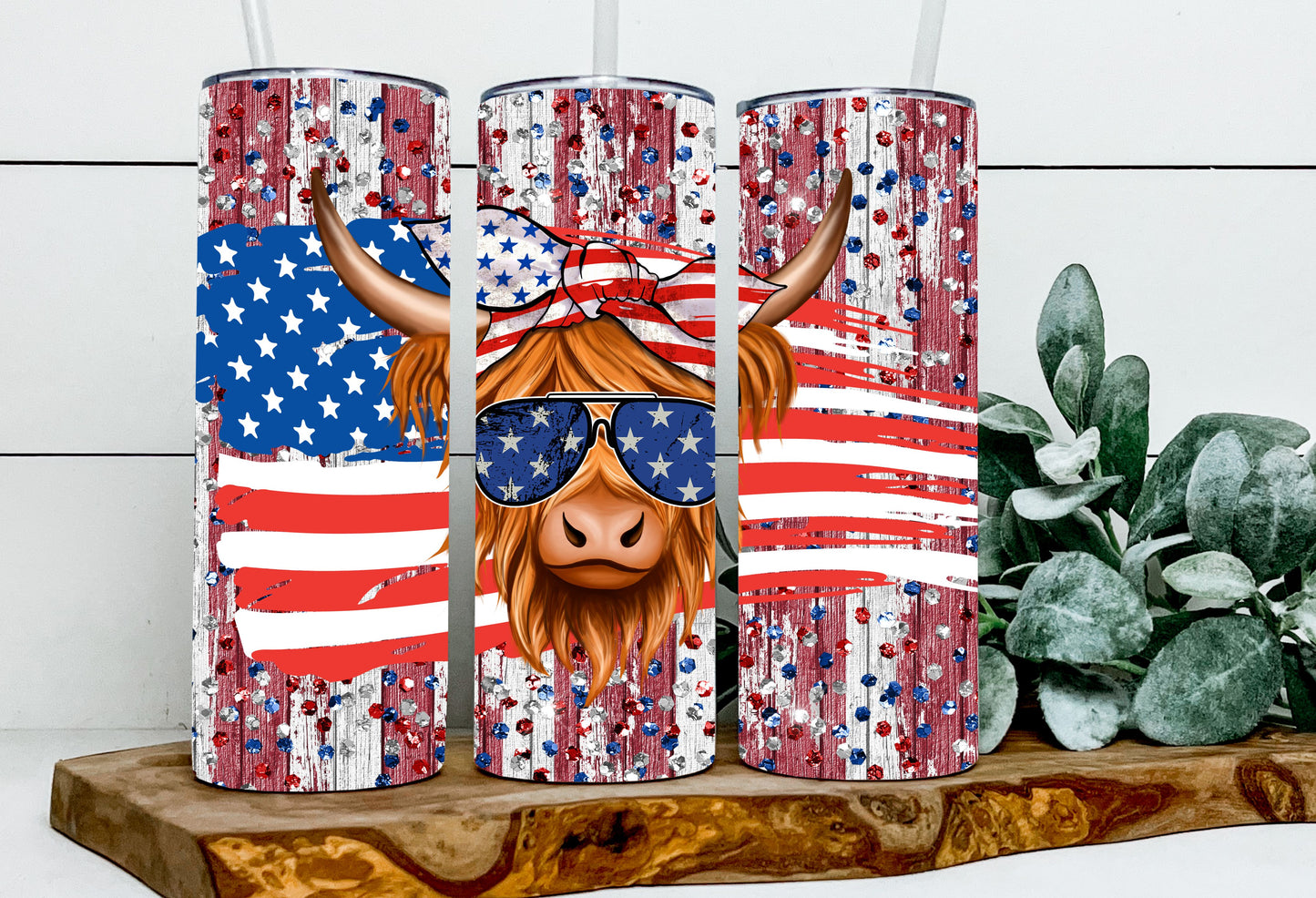 Meri the American Flag Highland