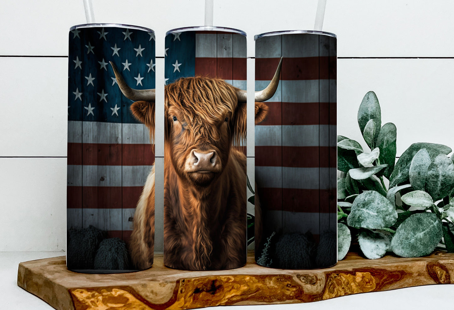 Scott the American Flag Highland