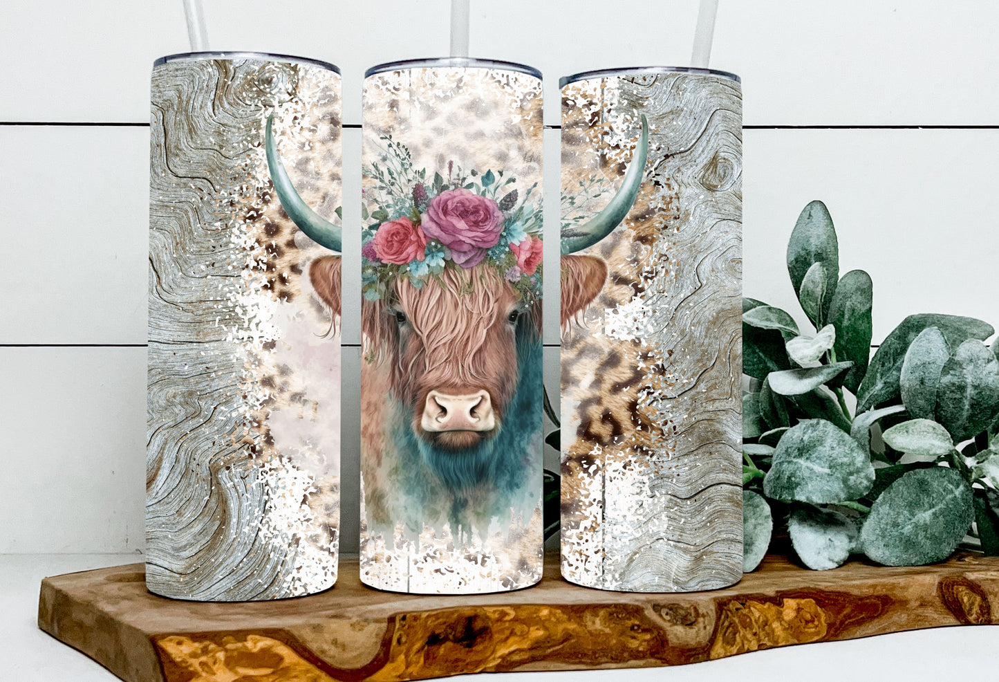 Queenie the Floral Leopard Crown Highland