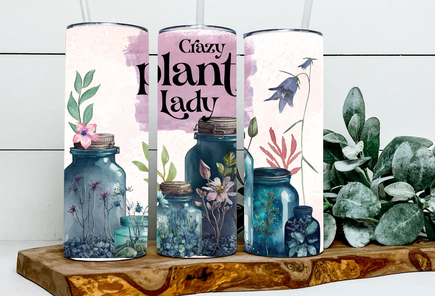Crazy Plant Lady Jars