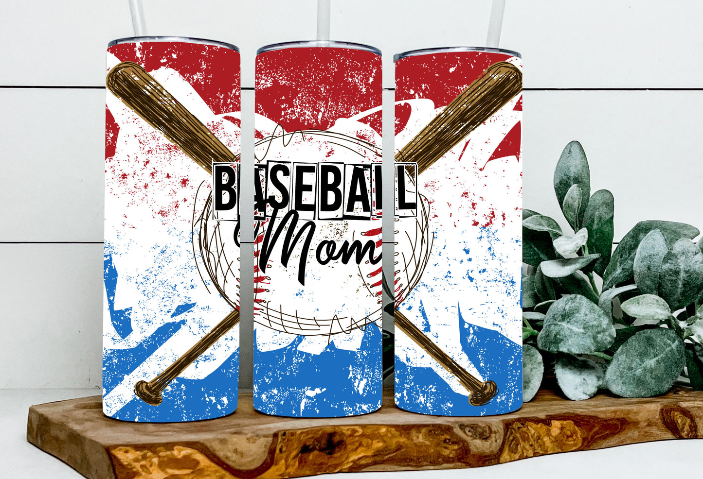 Baseball Mama Red White Blue