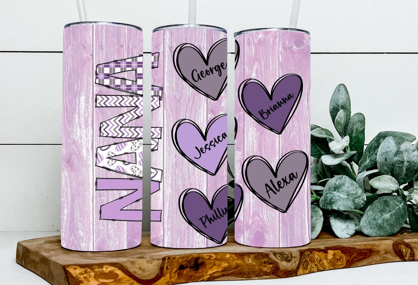 Nana Purple Custom Hearts