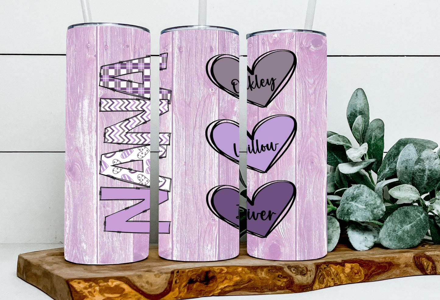 Nana Purple Custom Hearts