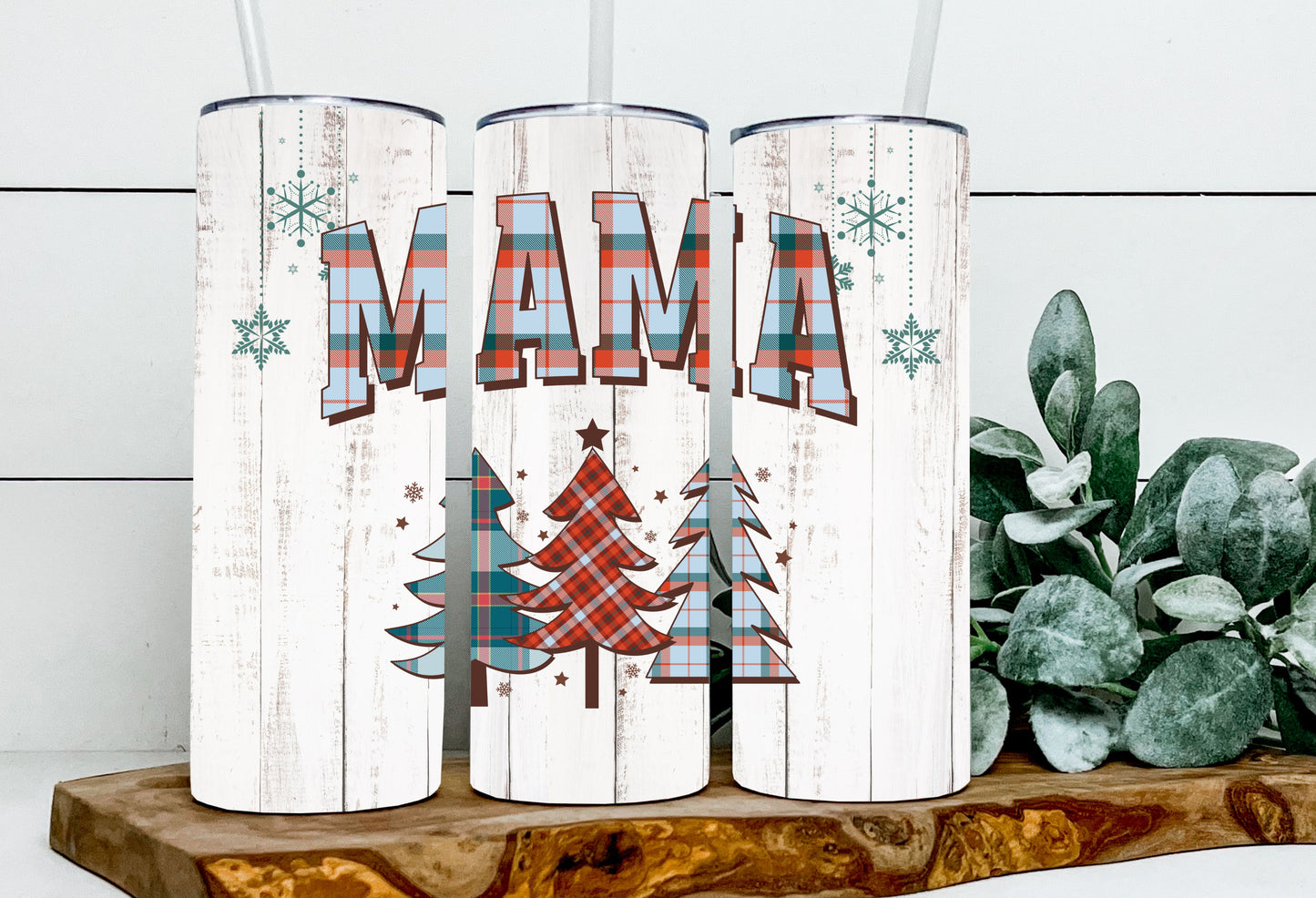 Mama Christmas Plaid