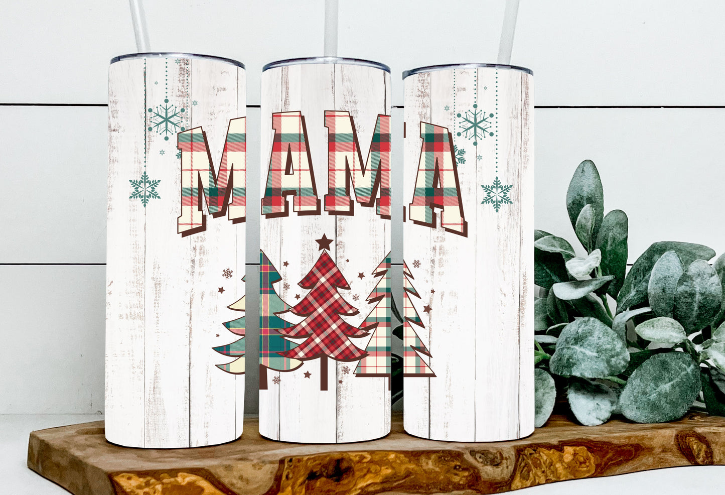 Mama Christmas Plaid