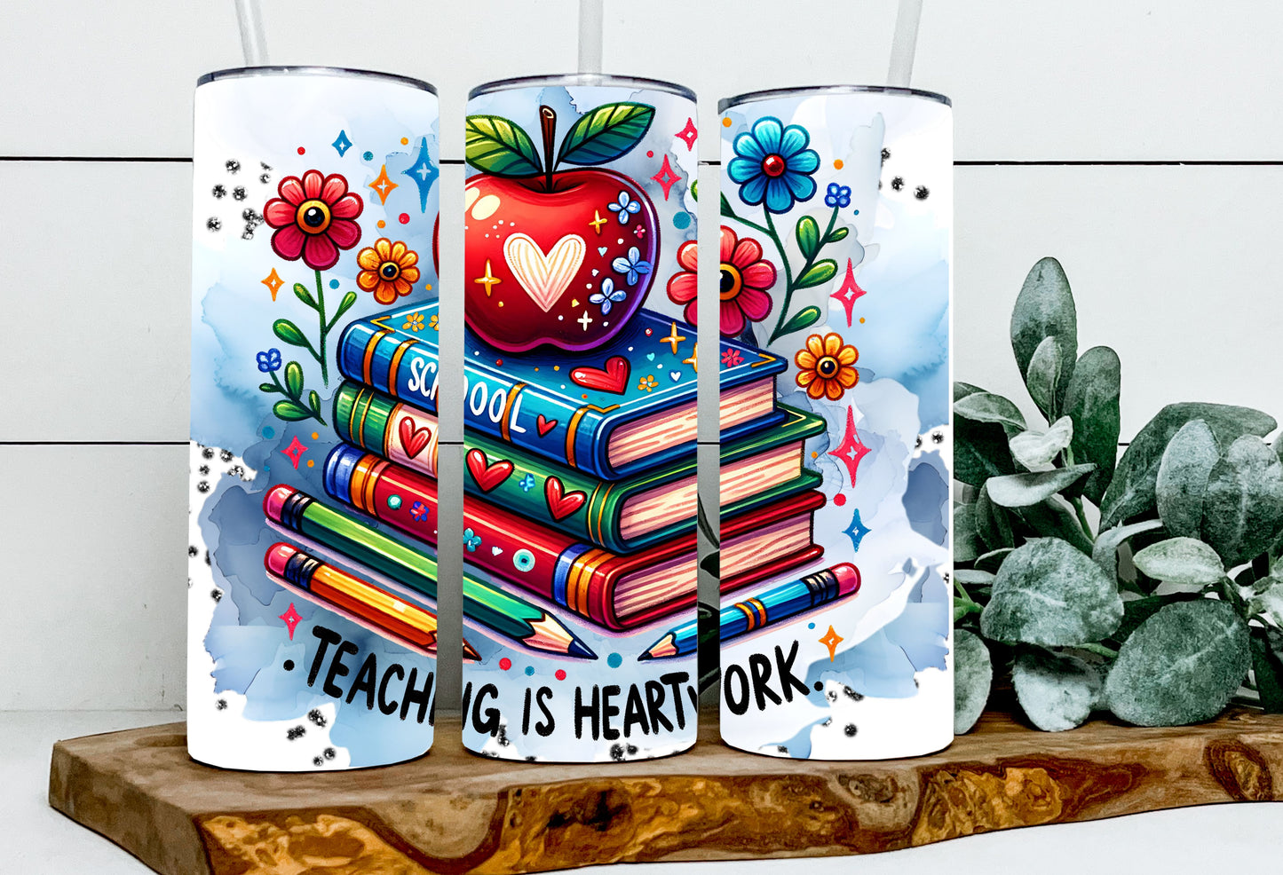 Teaching is Heartwork Book stack