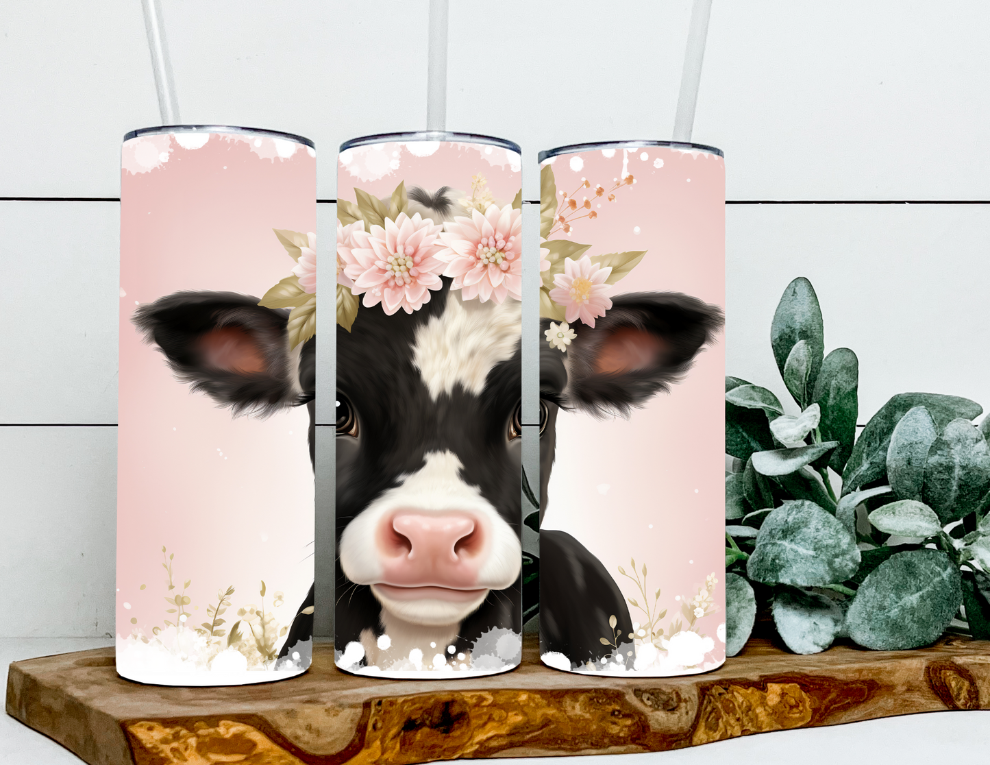 Clarabelle the Floral Cow