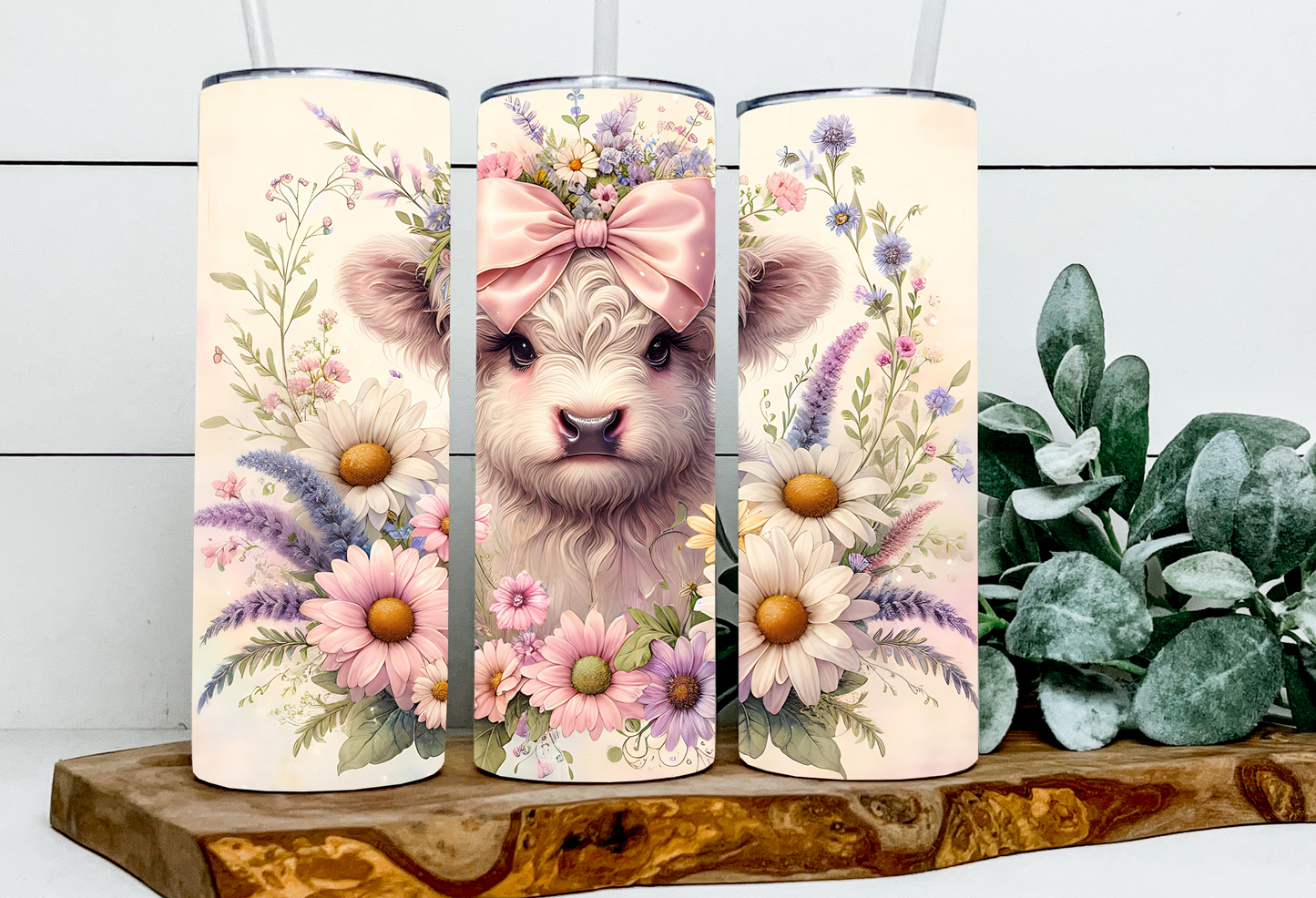 Sheri the Floral Bow Cow