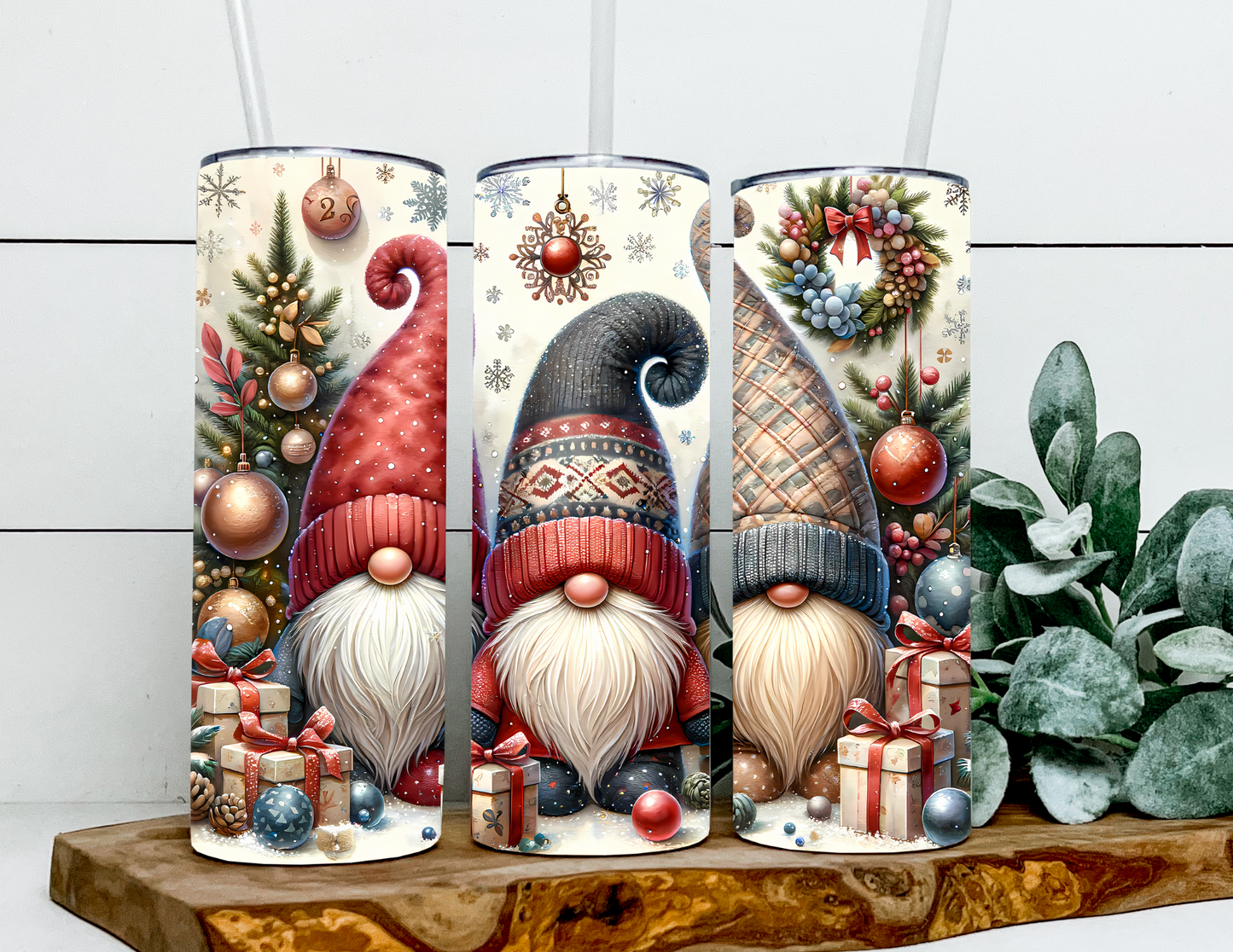 Larry Curly & Moe the Christmas Gnomes