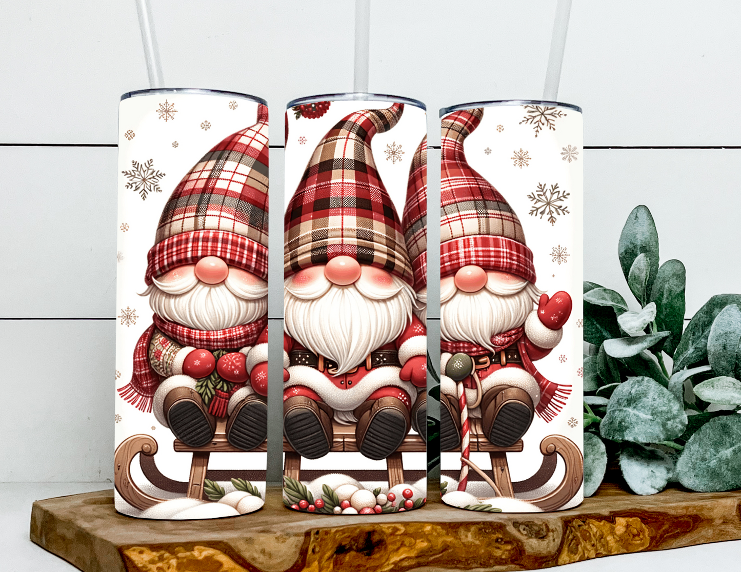 Alfie, Arlo and Arni the Christmas Sled Gnomes