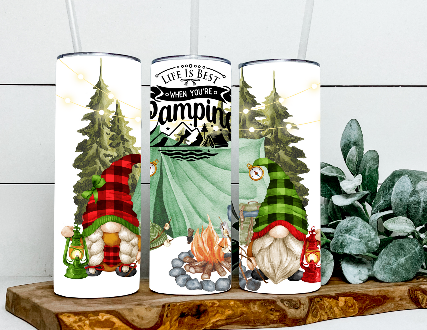 Harley and Howard The Camping Gnomes