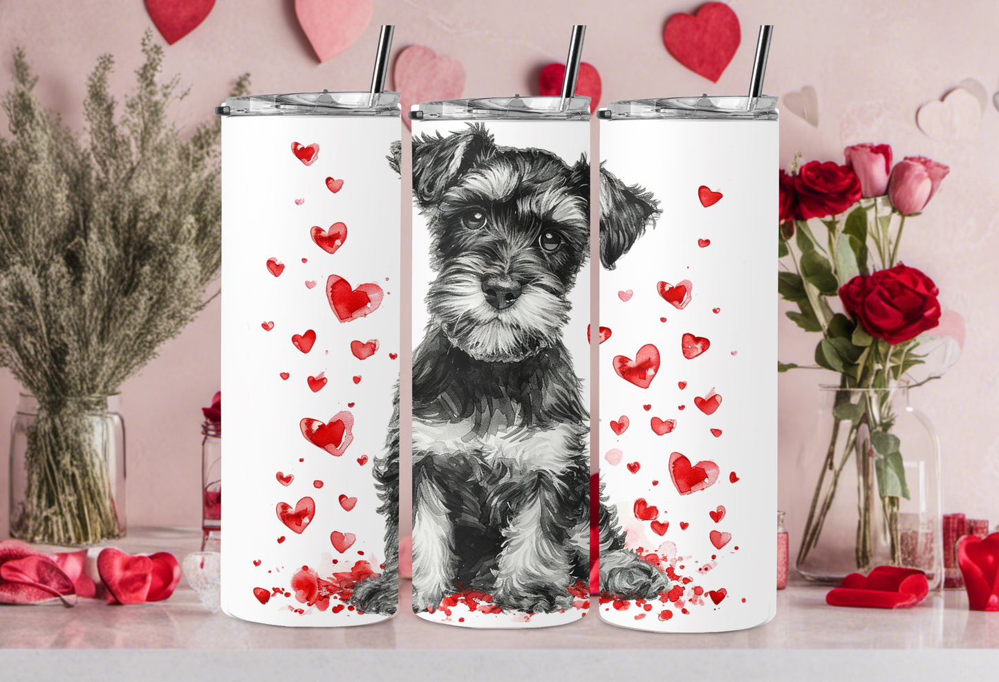 Valentine Dog Breed 30oz