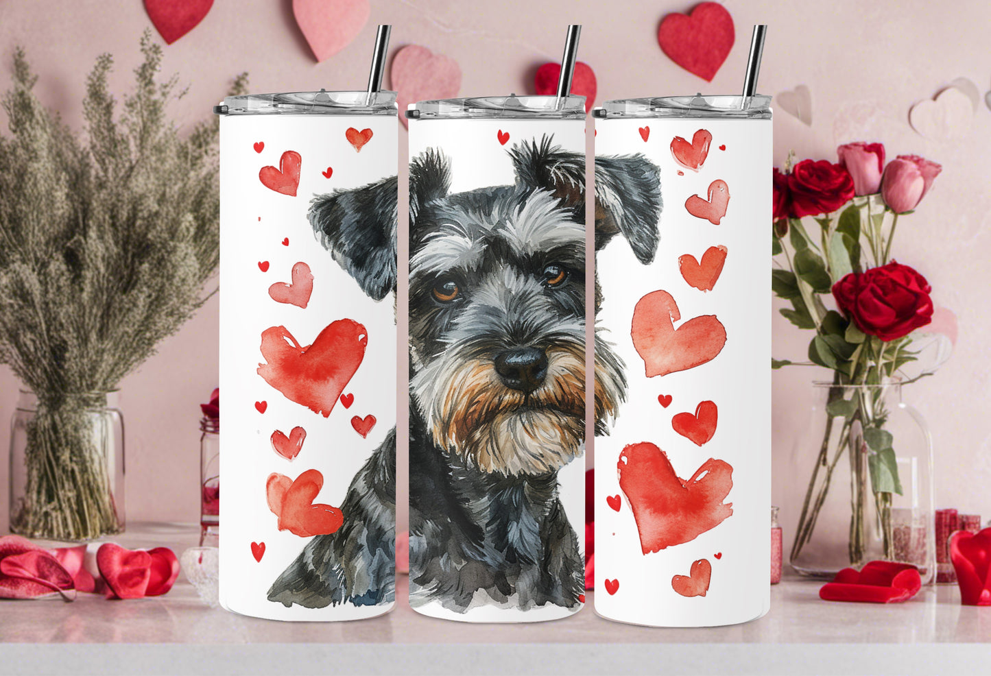 Valentine Dog Breed 30oz