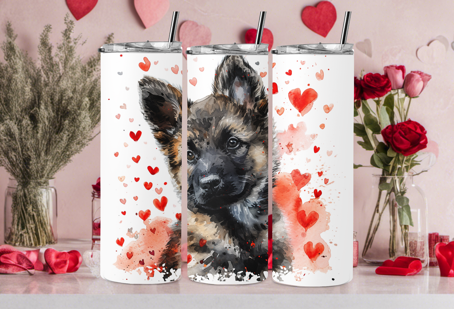 Valentine Dog Breed 30oz