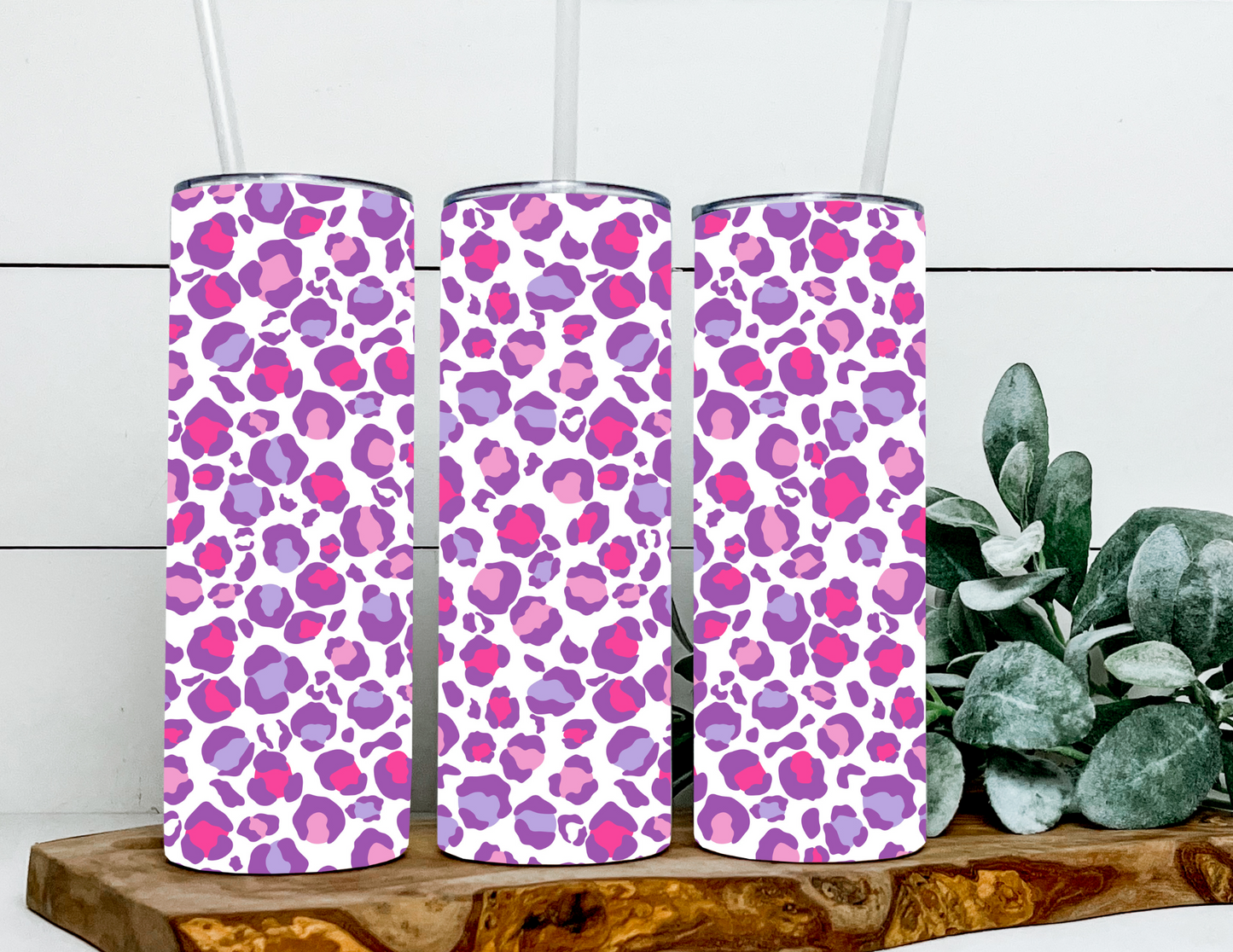 Pastel Pink & Purple Leopard