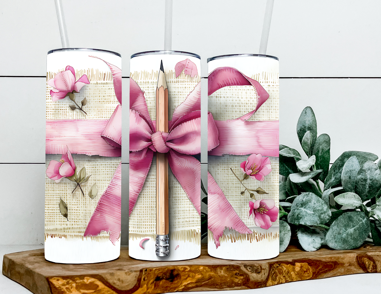 Coquette Bow with Pencil