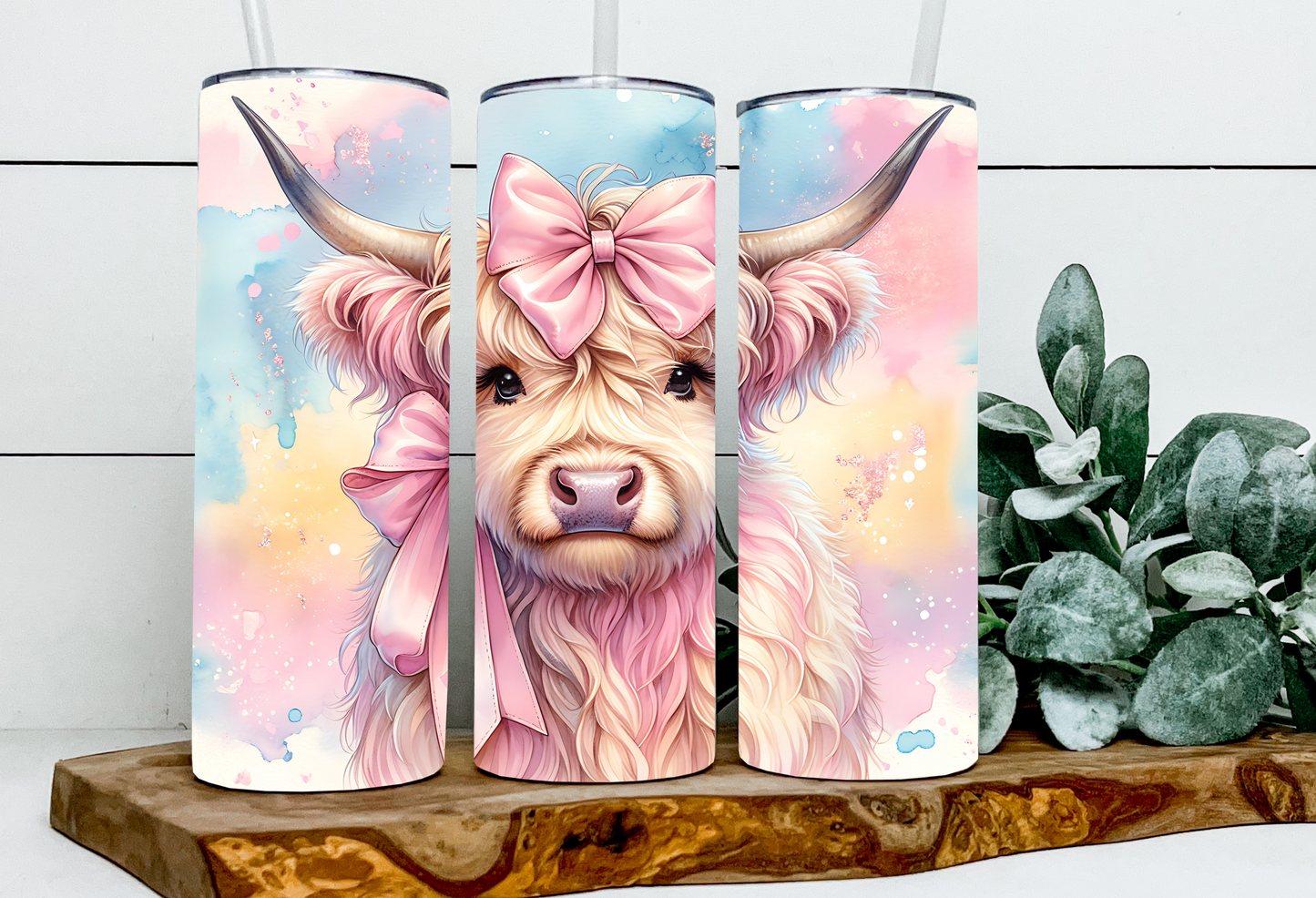 Grace the Pink Bow Highland