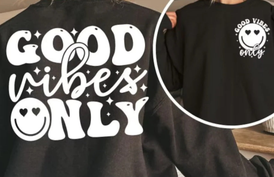 Good Vibes Only w/pocket F8
