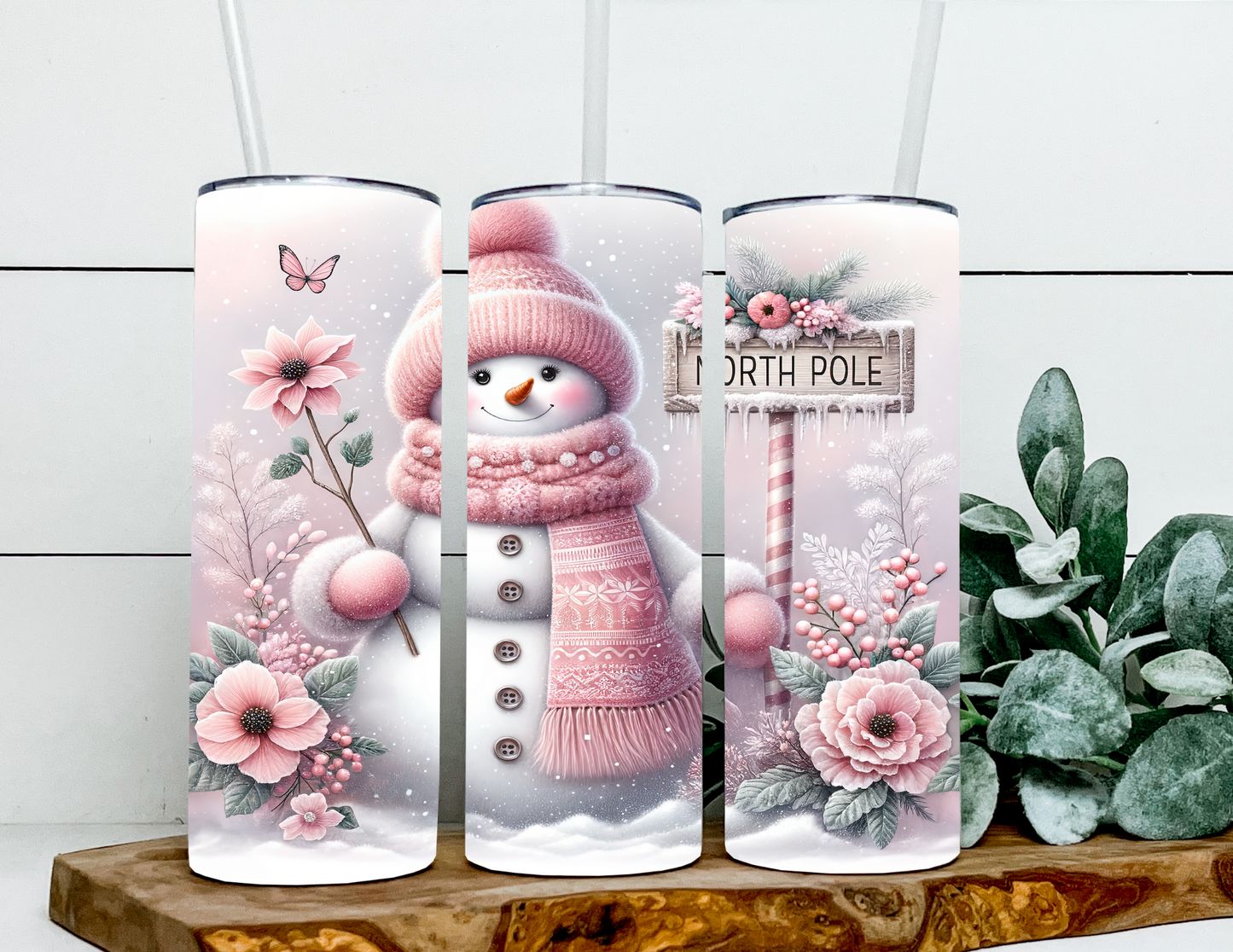 Frostina the Pink Snowman