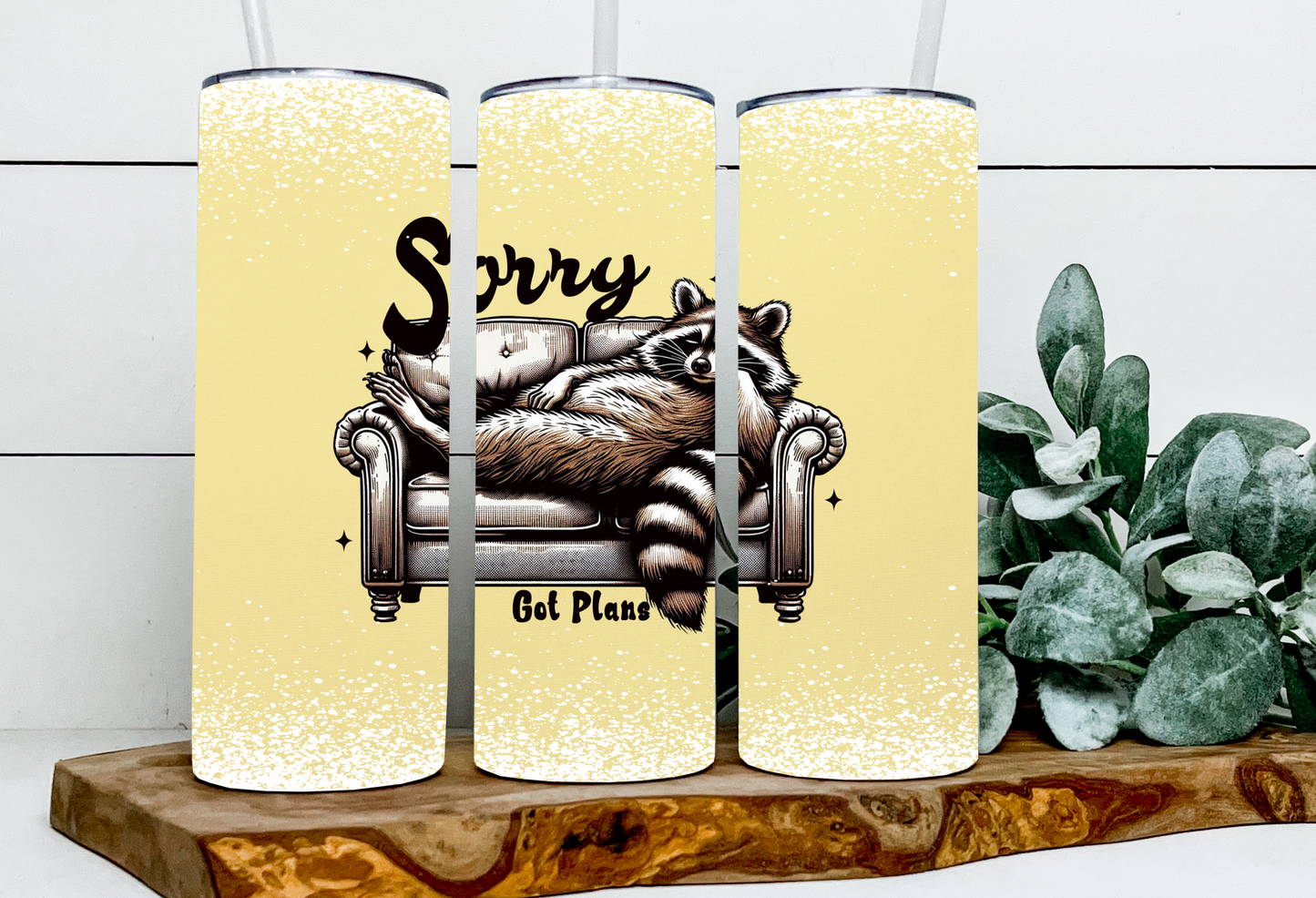 George the Sorry I Got Plans Raccoon