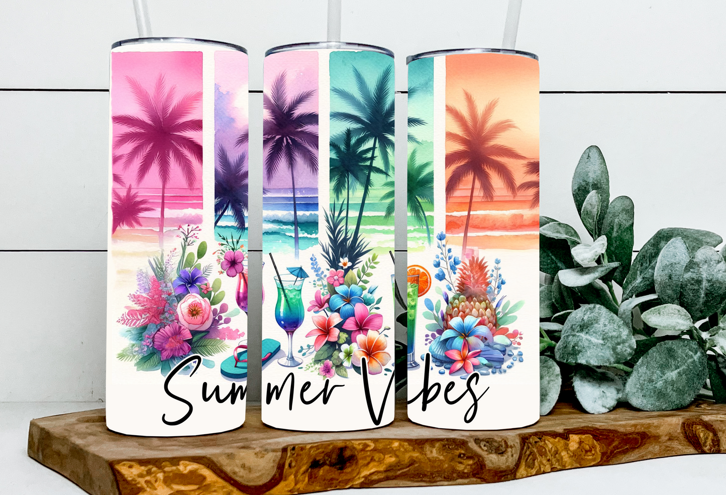 Summer Vibes Flip Flops