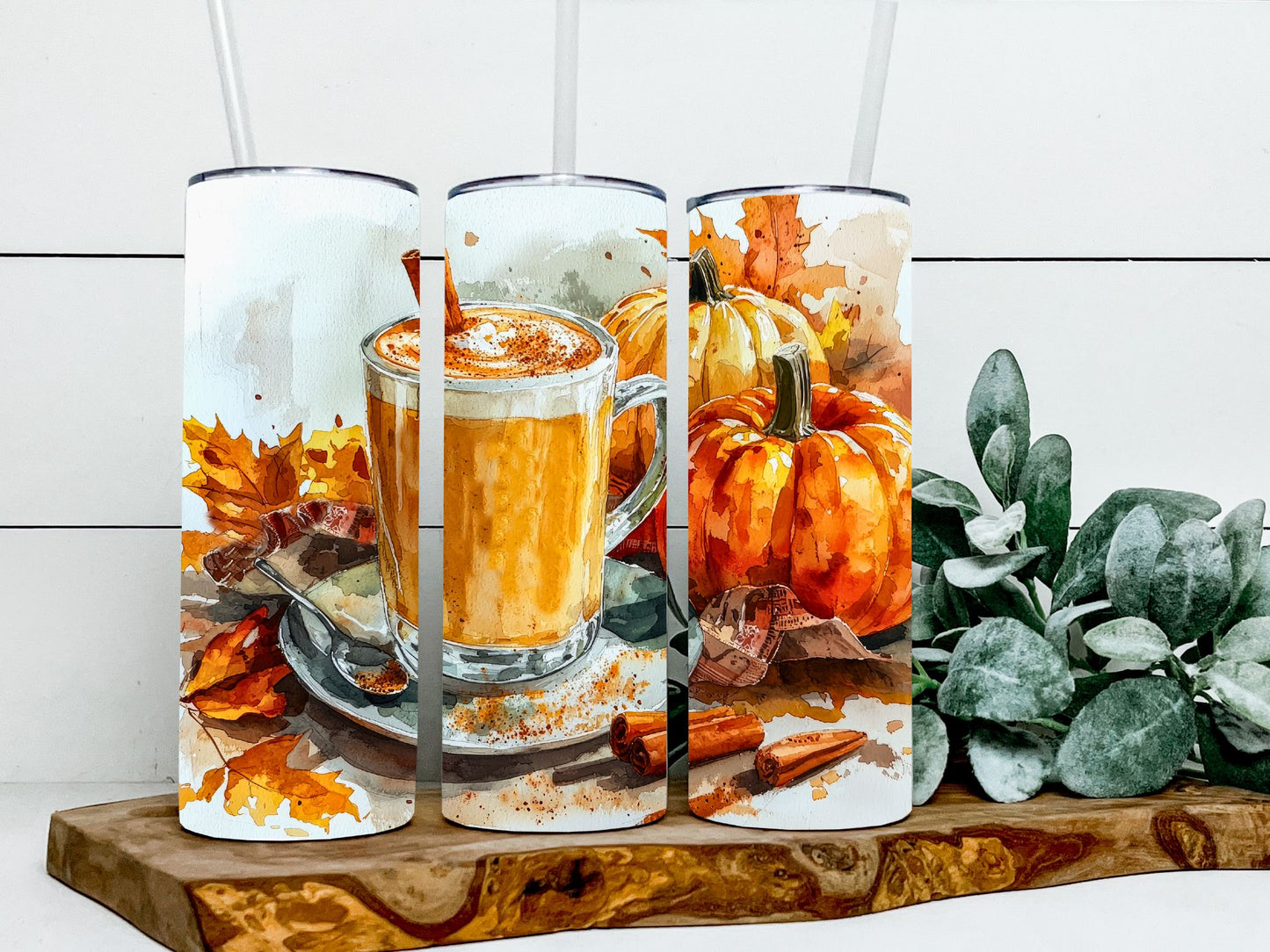 Pumpkin Spice Watercolor