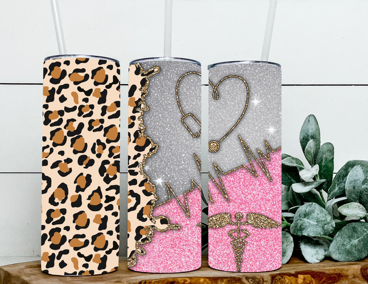 Nurse Leopard Glitter