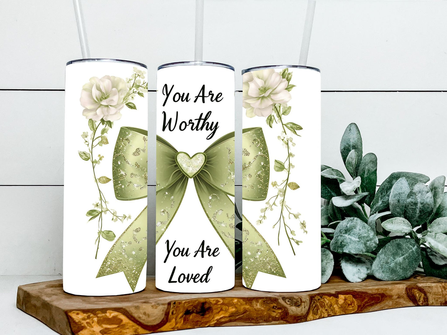 You Are Worthy You Are Loved Bow