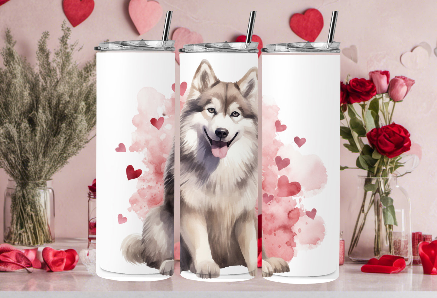 Valentine Dog Breed 30oz