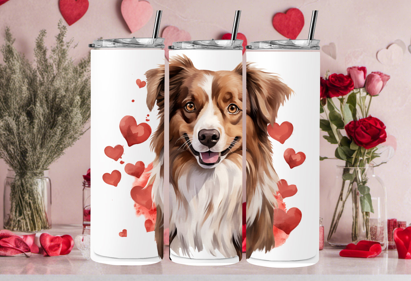 Valentine Dog Breed 30oz