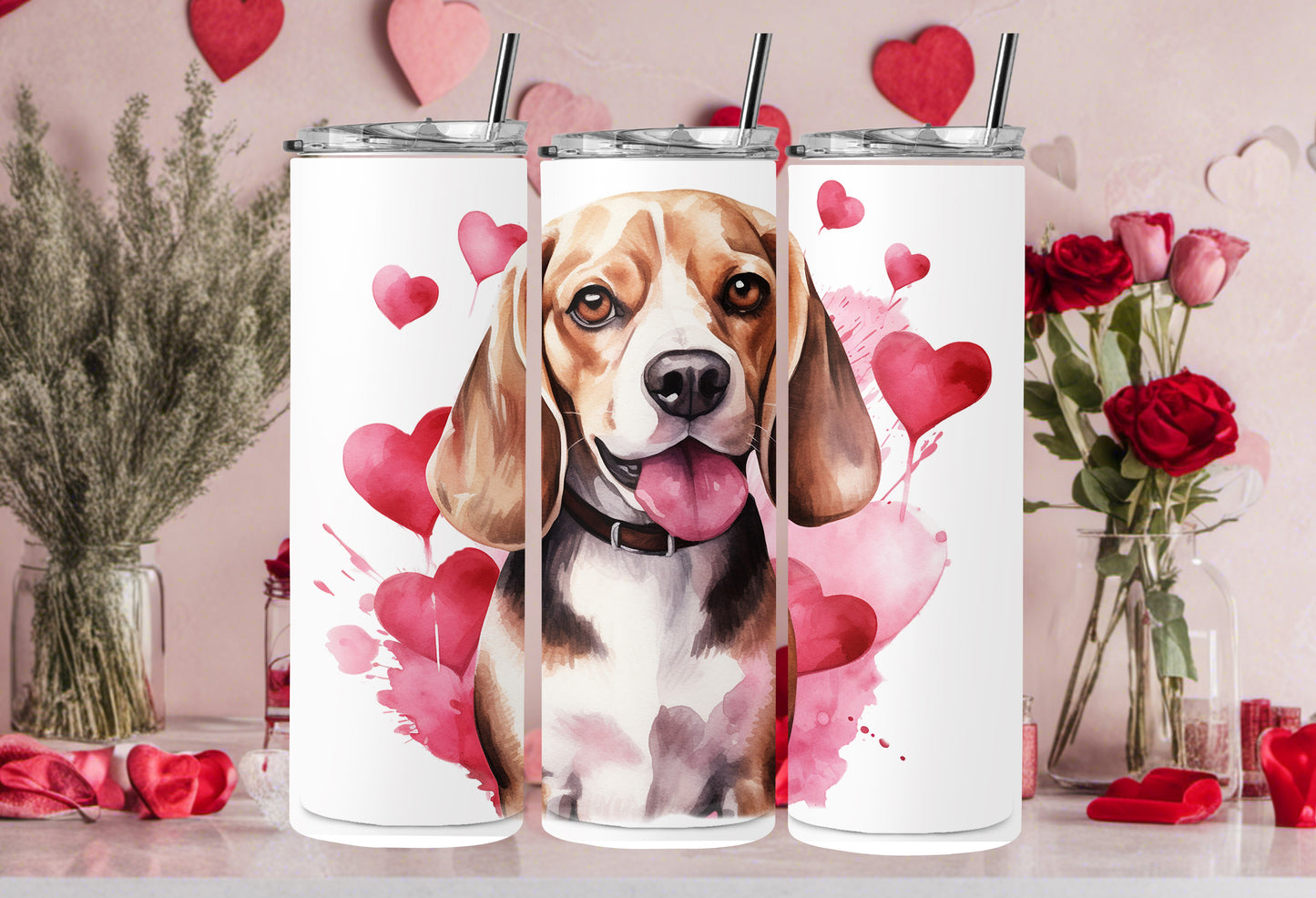 Valentine Dog Breed 30oz