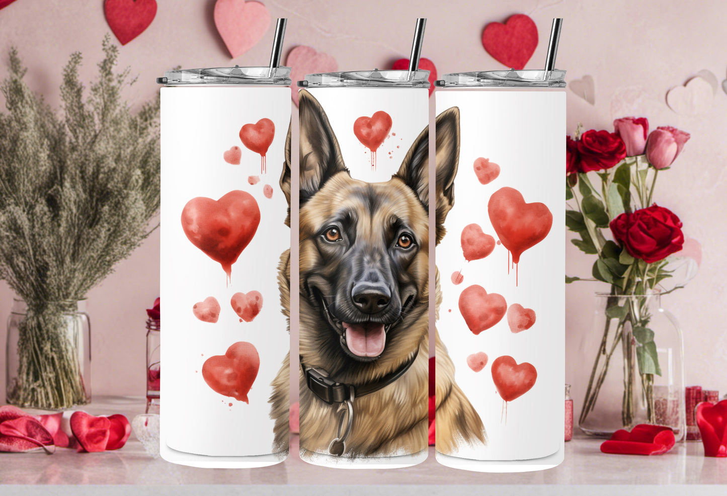 Valentine Dog Breed 30oz