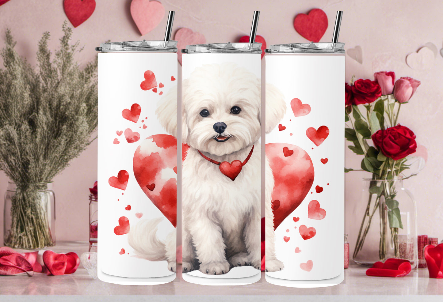 Valentine Dog Breed 30oz