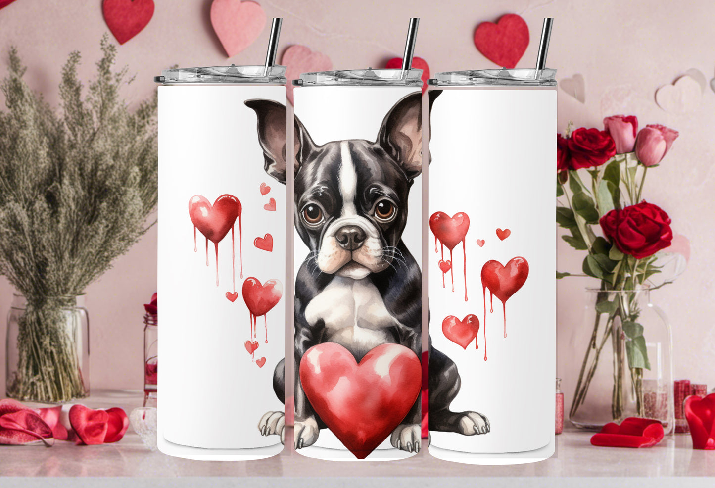 Valentine Dog Breed 30oz