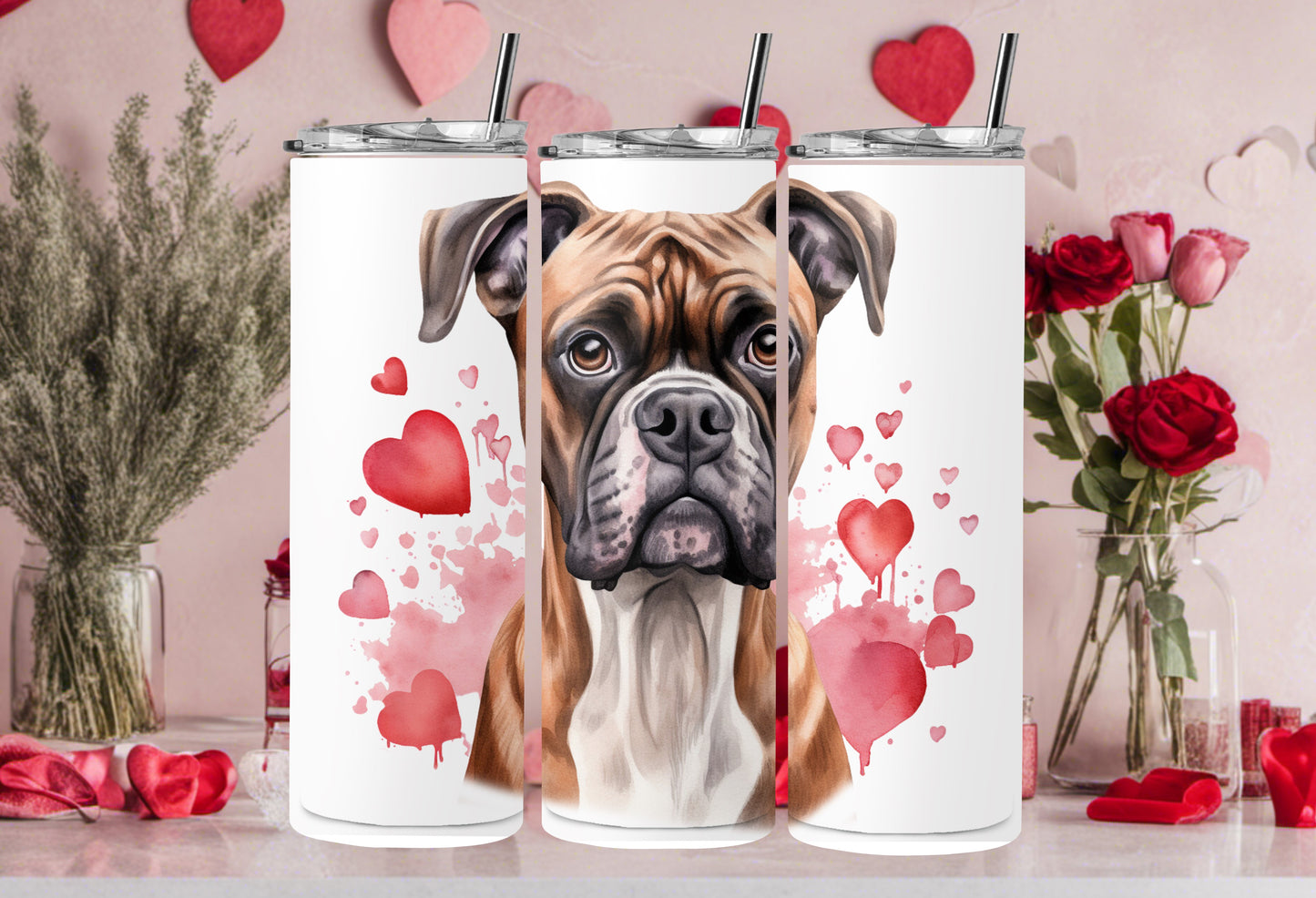 Valentine Dog Breed 30oz