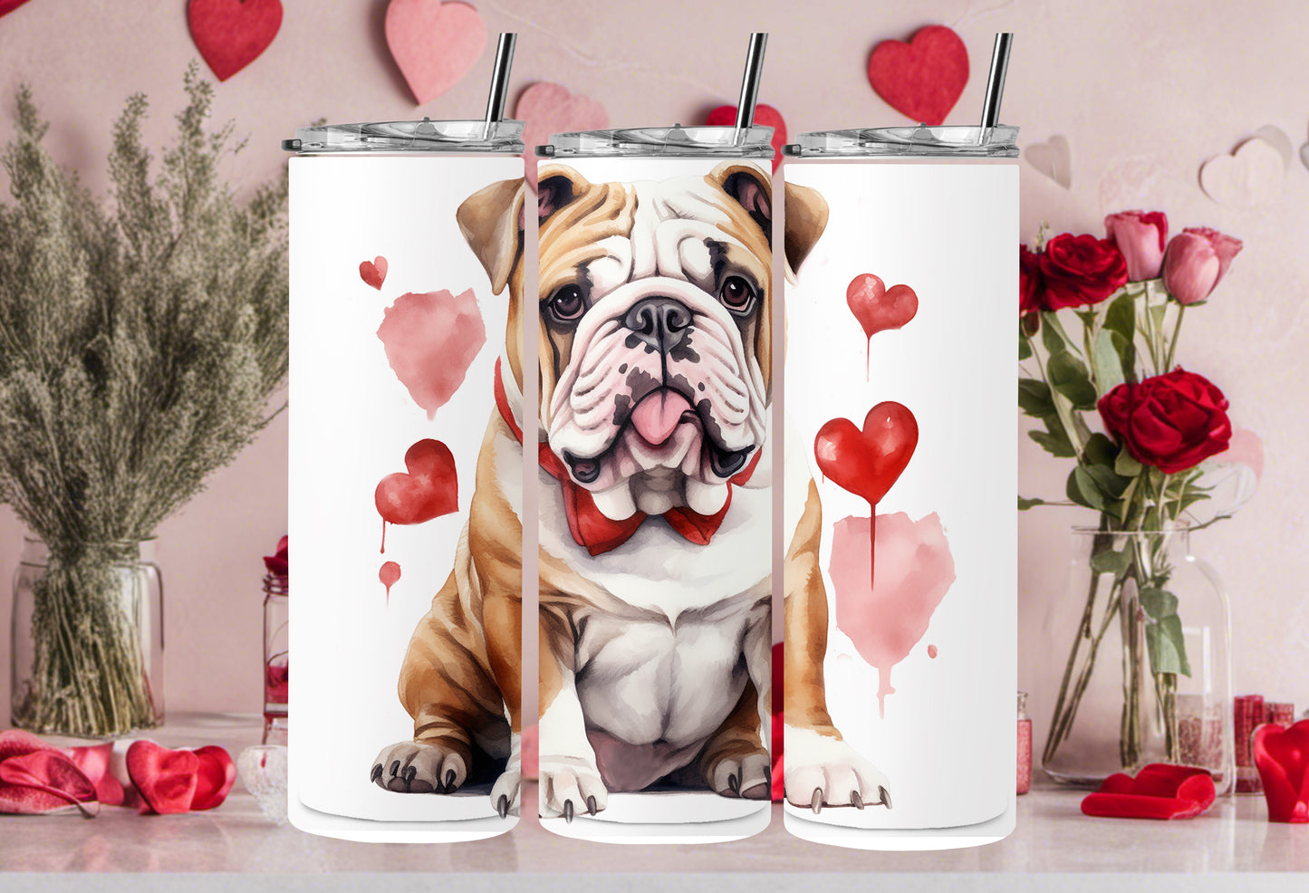 Valentine Dog Breed 30oz