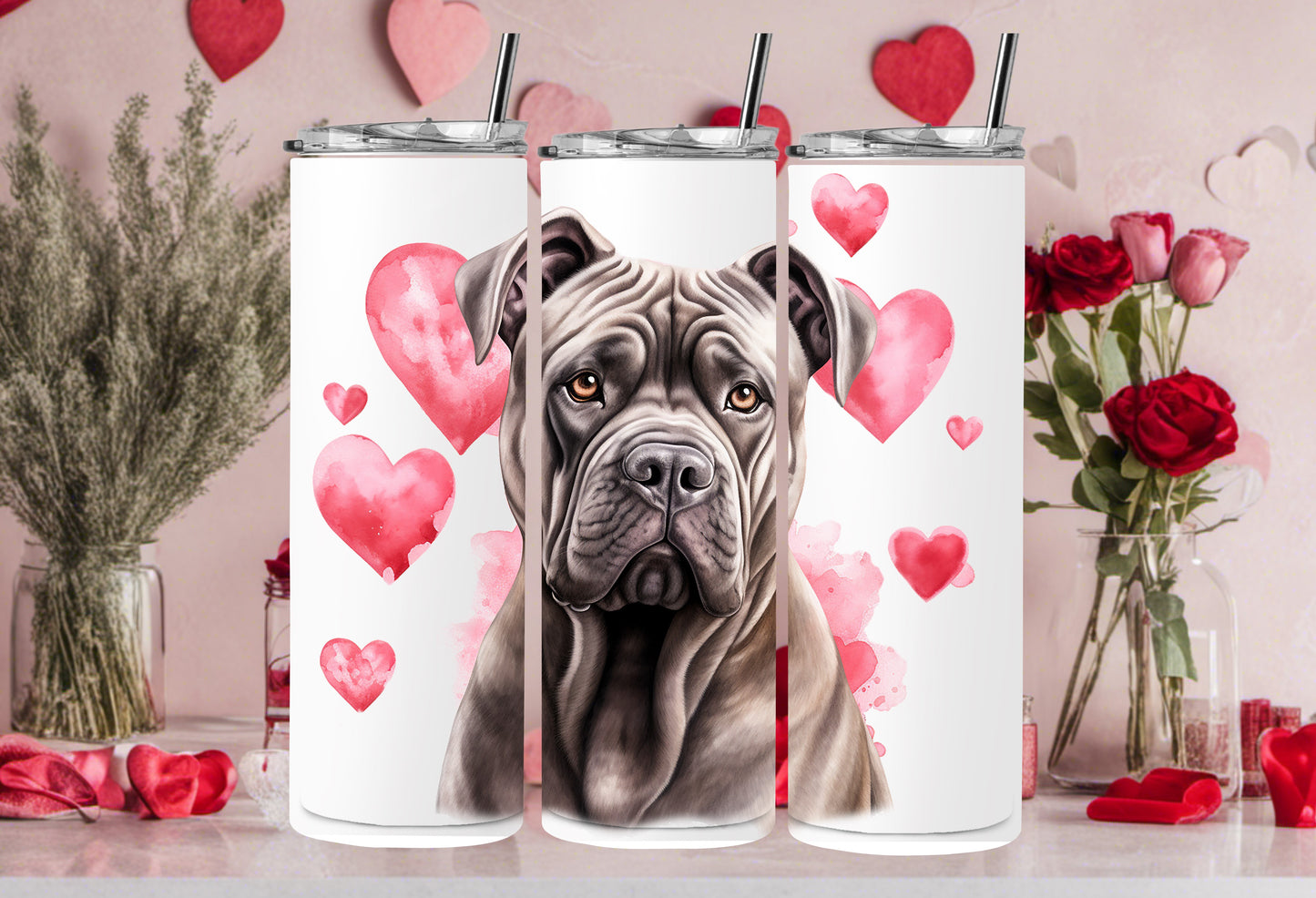 Valentine Dog Breed 30oz