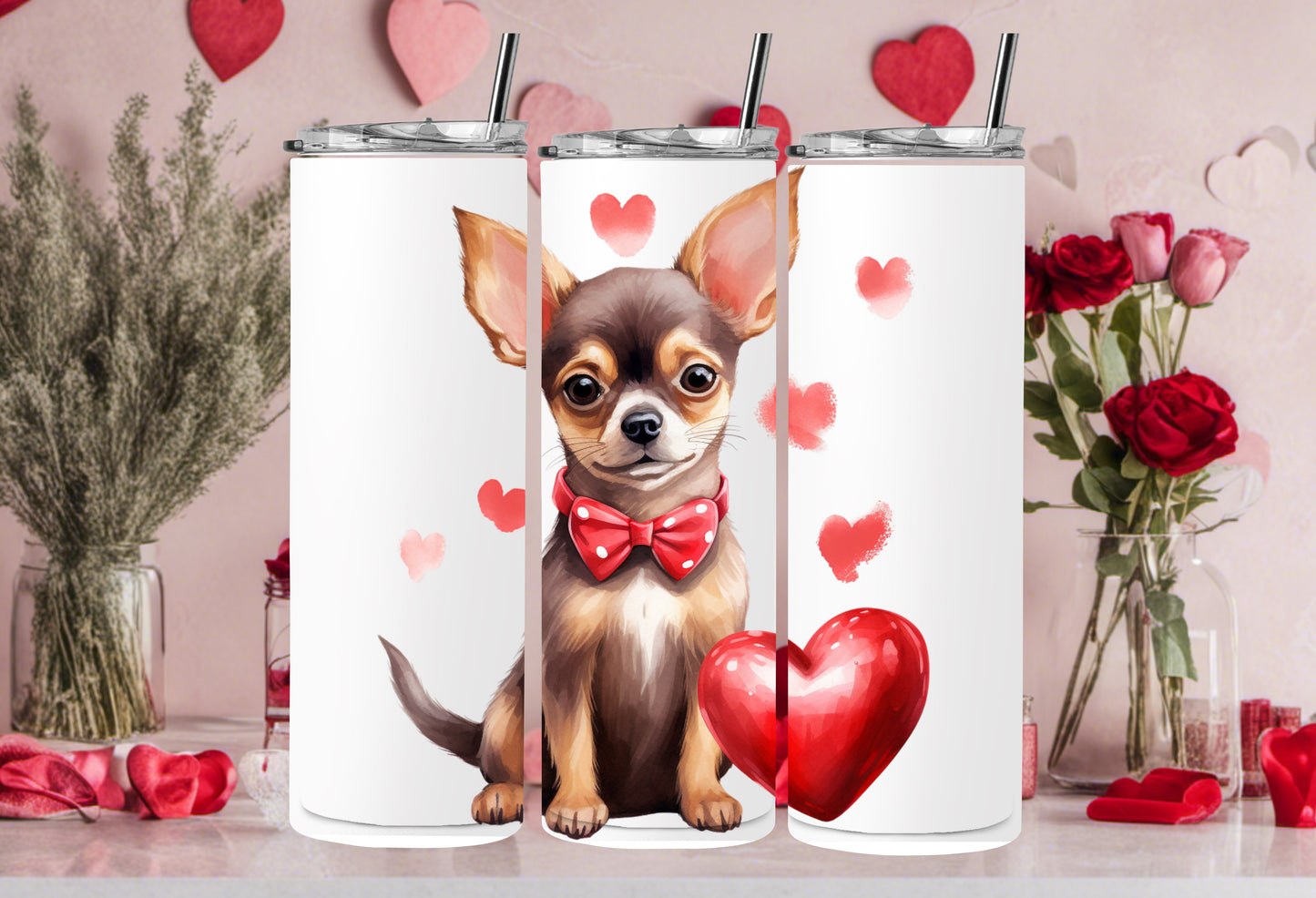 Valentine Dog Breed 30oz
