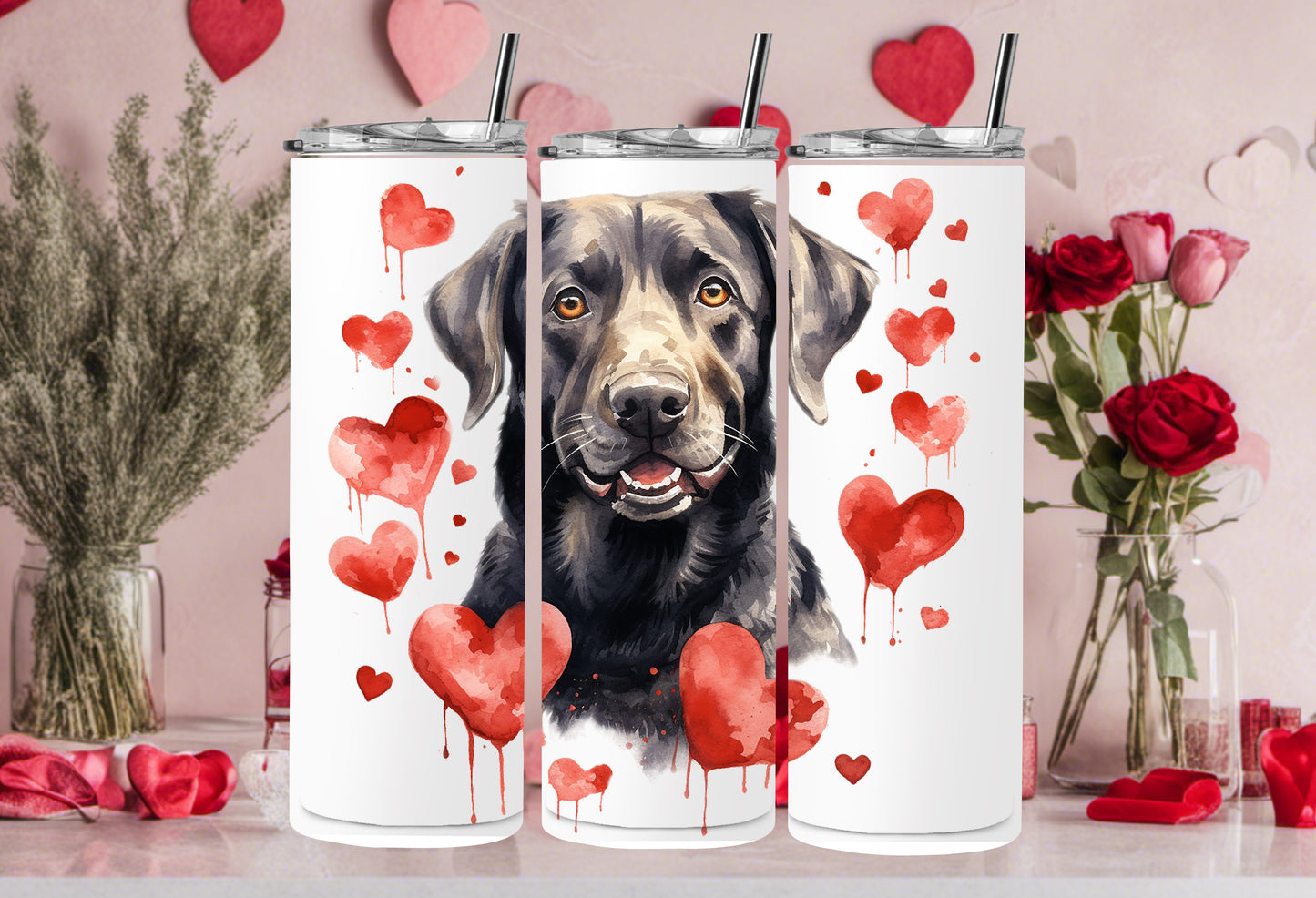 Valentine Dog Breed 30oz
