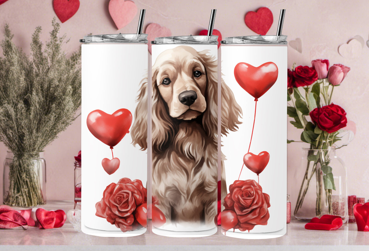 Valentine Dog Breed 30oz