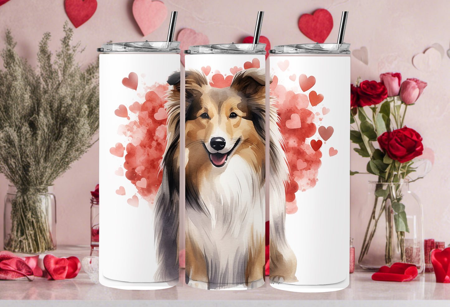 Valentine Dog Breed 30oz