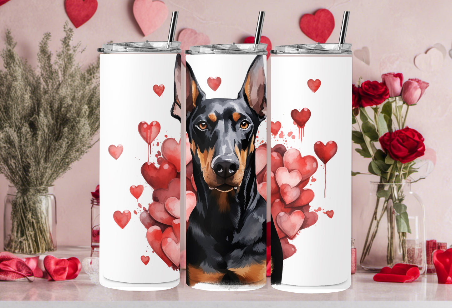 Valentine Dog Breed 30oz