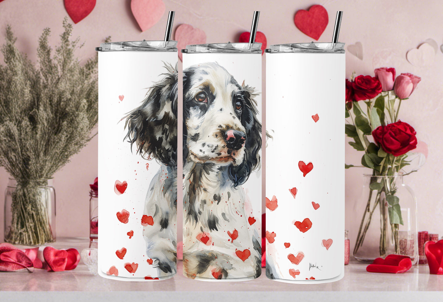 Valentine Dog Breed 30oz