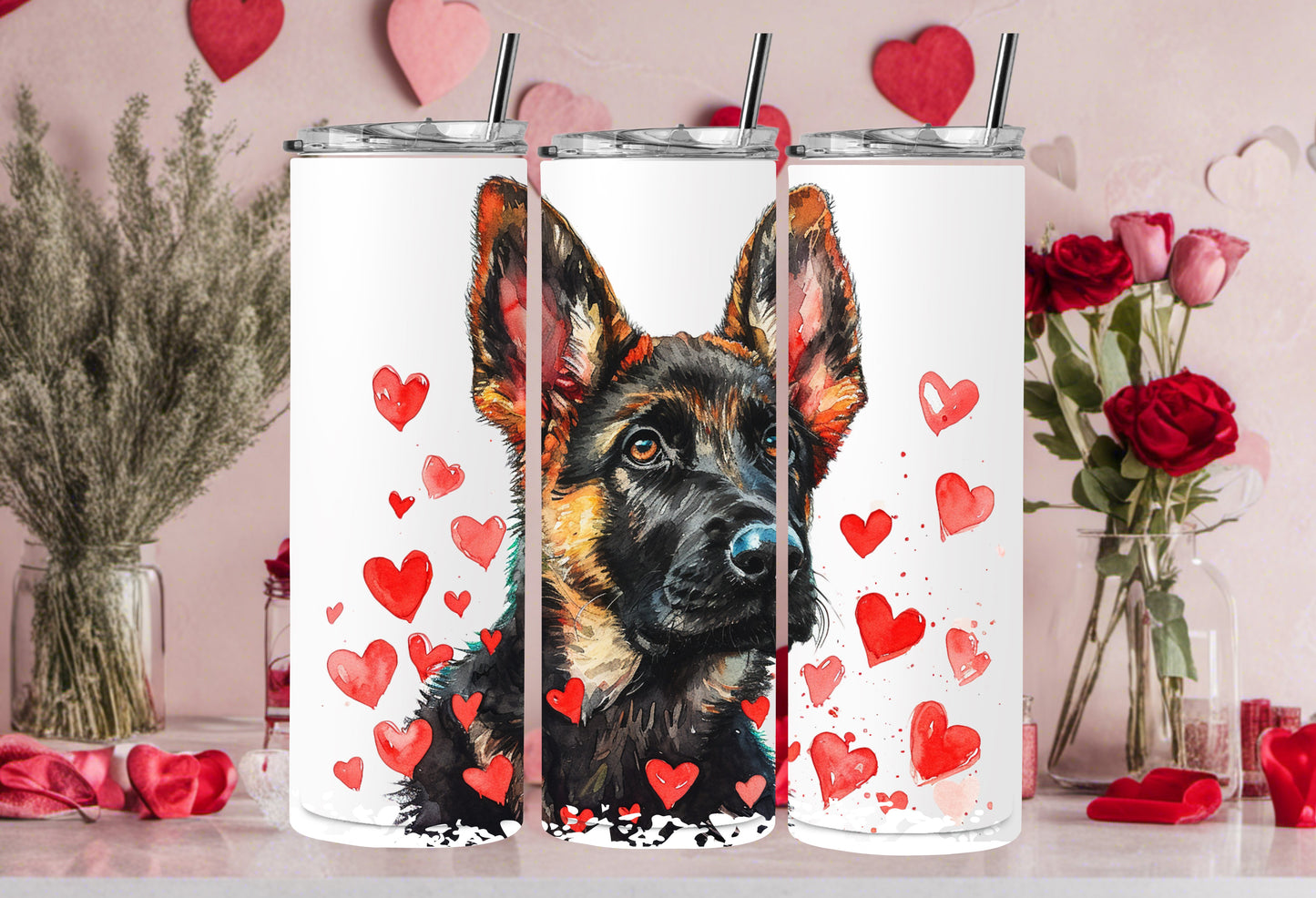 Valentine Dog Breed 30oz