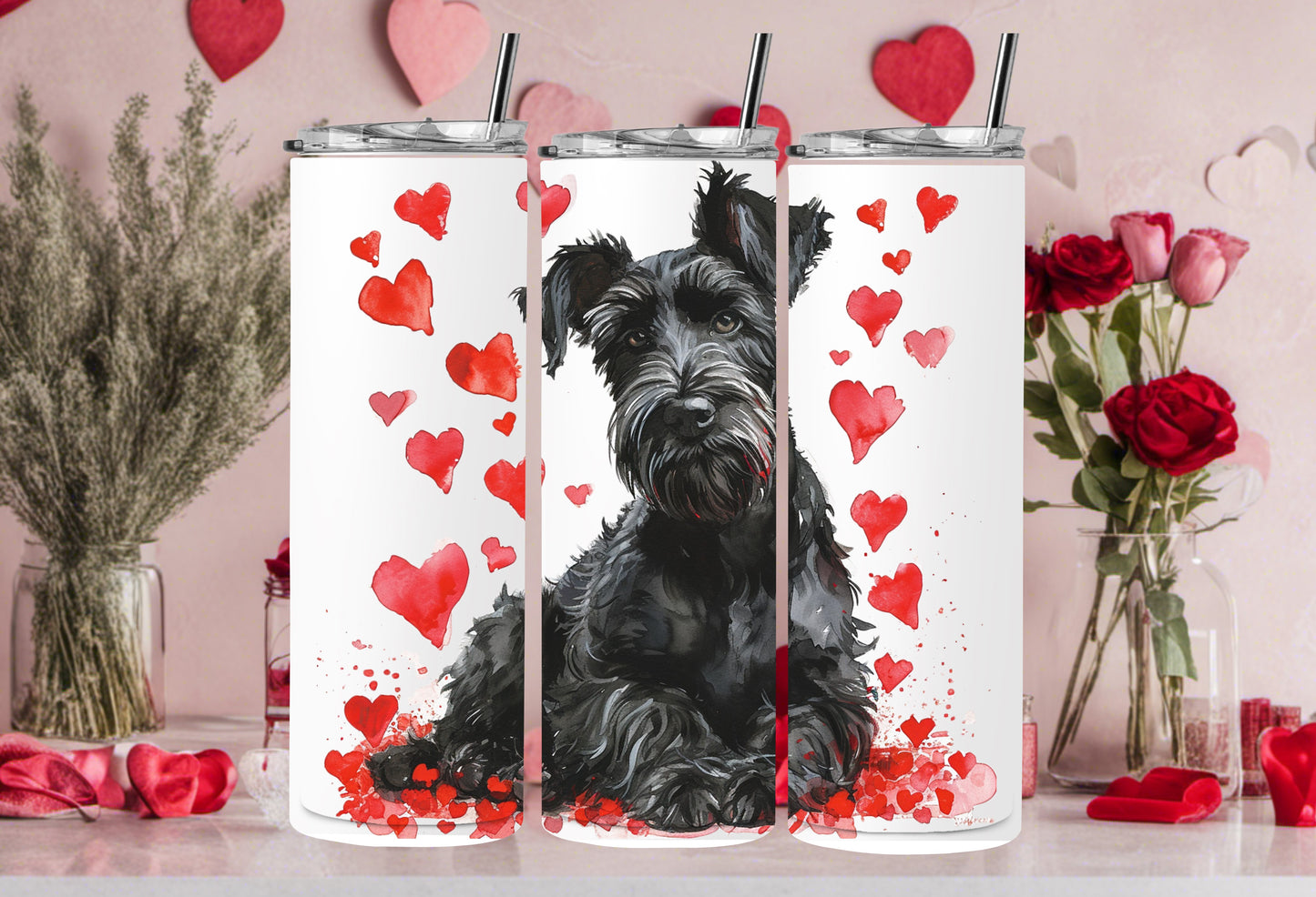Valentine Dog Breed 30oz