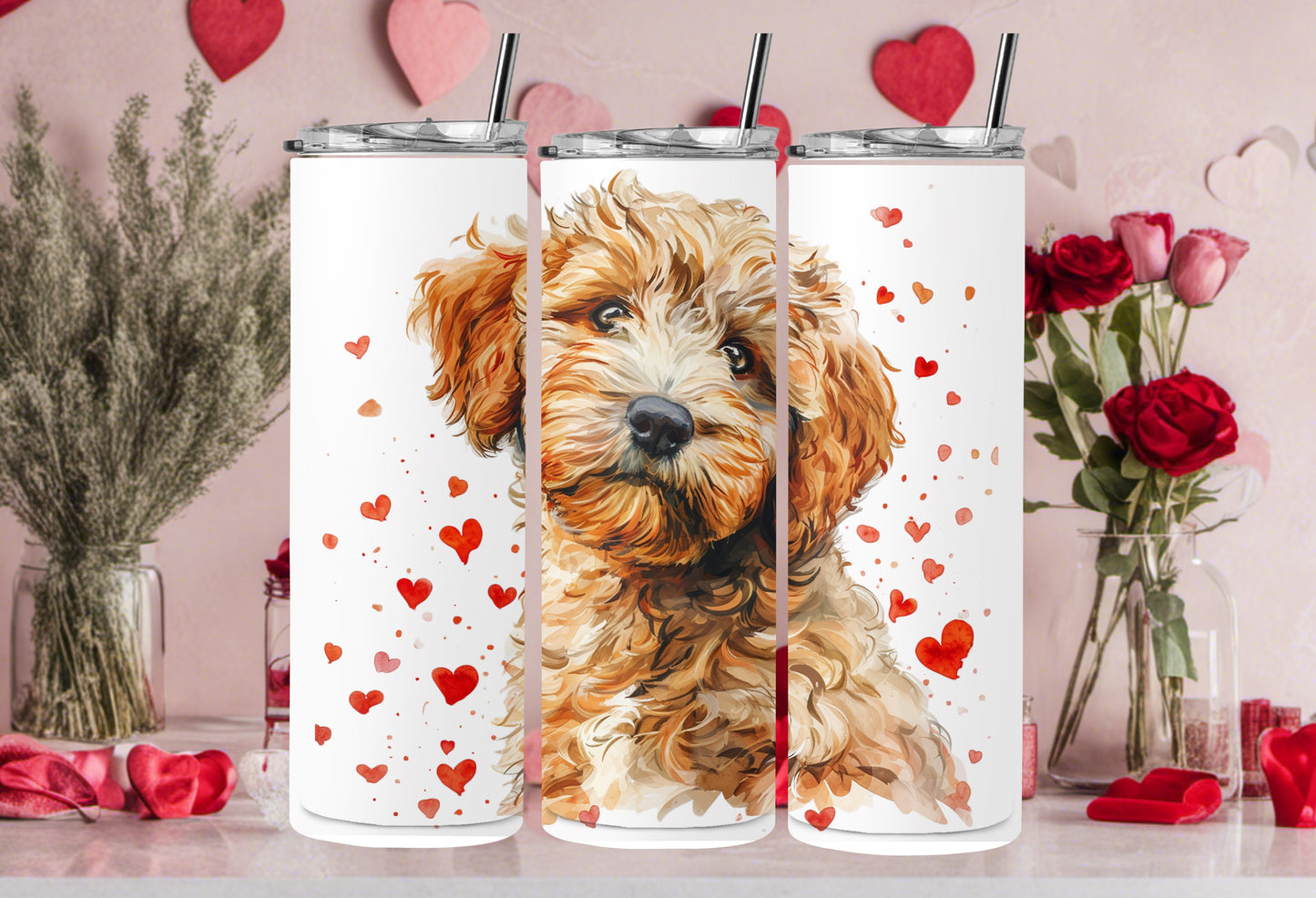 Valentine Dog Breed 30oz